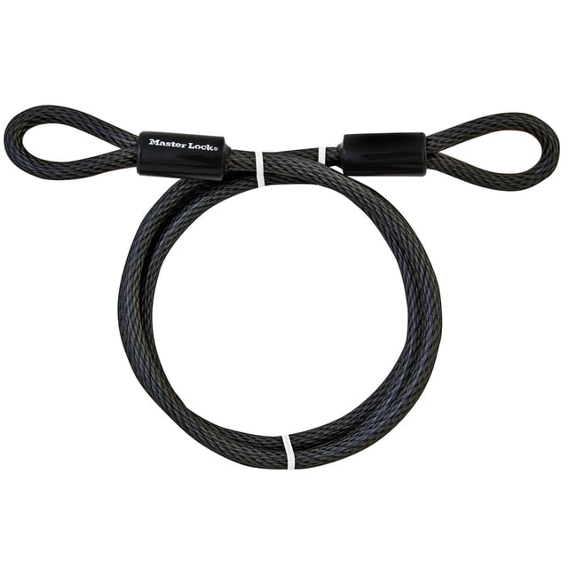 Master Lock 78DPF Cable de Alta Resistencia con Extremo en Bucle 1.9 cm x 1.8 m