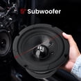 thumbnail image 3 of Altavoz para coche Pyle PDMR5 de 5 pulgadas, 200 W, potencia máxima, 8 ohmios, 3 of 7