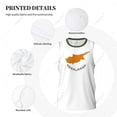 thumbnail image 4 of Cyprus Flag Men Basketball Sports Jersey Running Fitness Multifunction Sleeveless tshirt Exclusive Custom Name Nunber, 4 of 9