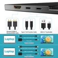 thumbnail image 4 of Monitor portátil InnoView de 15,6" con pantalla táctil, 1080P, HDMI y USB-C, 4 of 7