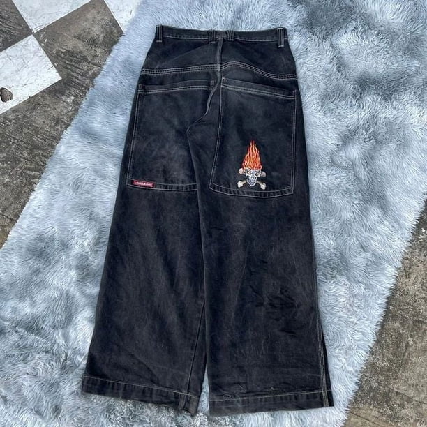 希少　JNCO JEANS バギーデニム Y2K 90s系　極太 W32 Streetwear Jnco Jeans Y2k Hip Hop Retro Spider Graphic Print