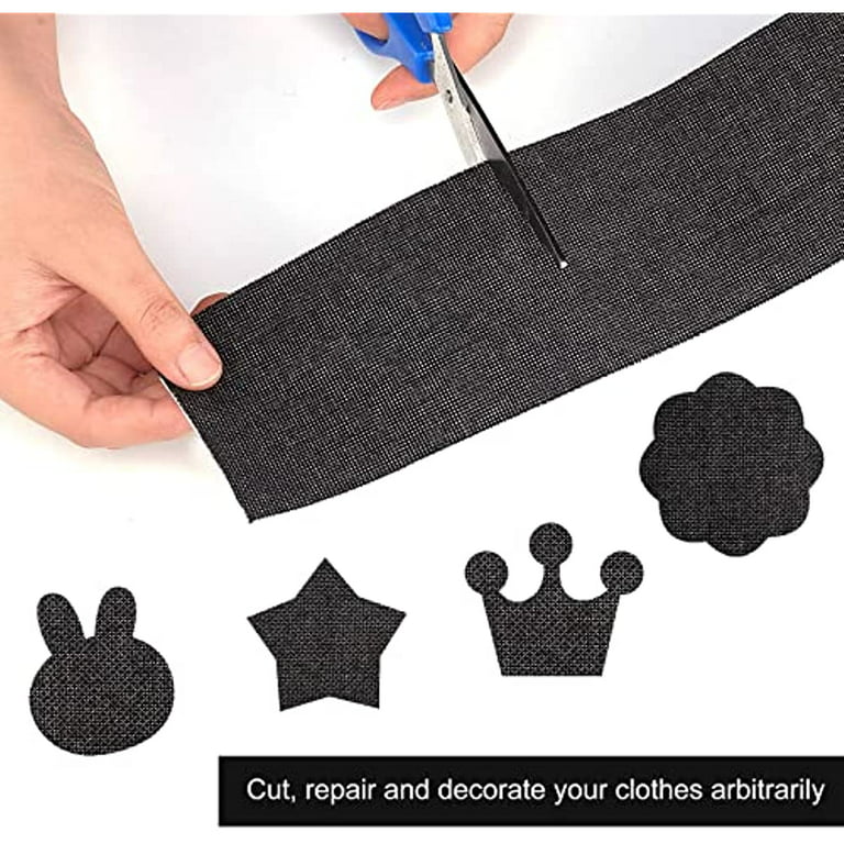 Self-Adhesive Repair Patches Linen Fabric Patch Tenacious Adherence Tape  Decorative Clothes Patches for Christmas Mending Pockets Sofa Pants Jeans