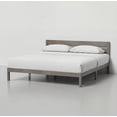 thumbnail image 2 of LIFEMENT Twin Classic Wood Platform Bed Frame with Gray Headboard, Noise Free, Under Bed Storage, No Box Spring Needed, Easy Assembly, 2 of 6