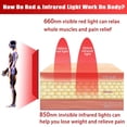 thumbnail image 3 of Red Light Therapy Mat for Relaxation,1260LED Red Light Therapy for Body 660nm/850nm Full Body Blanket, Adjustable Brightness and Timer, Great Gift for Elderly, Family, Fitness, Health Enthusiasts, 3 of 8
