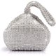 thumbnail image 3 of Mujeres Triángulo Bling Glitter Monedero Corona Caja Embrague Noche Lujo Bolsas Fiesta Baile JAMW Sencillez, 3 of 5