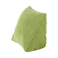 thumbnail image 1 of Triangle Pillow Comfortable Reading Pillow With Zip Pocket Triangle Wedge Bolster Small Back Support Pillow, 1 of 8