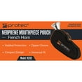 thumbnail image 3 of Protec N202 Neoprene Series French Horn Mouthpiece Pouch with Zipper N202 Black, 3 of 3