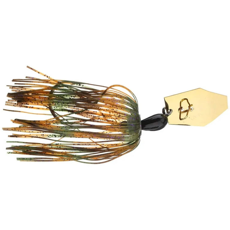 Z-Man Original Chatter Bait, Blue, Black, & Nickel Blade, 3