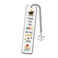 thumbnail image 5 of Cute Christmas Teacher Appreciation Gifts Teacher Bookmarks With Pendants Back To School End Of Year Retirement Birthda Stationery Set, 5 of 5