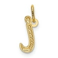 thumbnail image 3 of Diamond2Deal 14K Yellow Gold Letter I Initial Charm Pendant for Women, 3 of 6