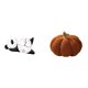 thumbnail image 1 of Reloj De Pared Moderno Con Forma De Calabaza Y Adorable Panda, Y Cojín De Felpa Para Sofá. Decoración Práctica Y Resistente Para El Hogar, Ideal Para La Sala De Estar O El Dormitorio., 1 of 8