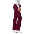 thumbnail image 3 of Adar Universal Scrubs For Women - Drawstring Straight Leg Scrub Pants - 510 - Burgundy - XL, 3 of 7