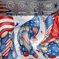 thumbnail image 6 of 4th of July Cloth Napkins, USA Flag Independence Day Blue Red Gnomes Washable and Reusable Dinner Napkins Set of 2, Table Napkin for Kitchen Party Birthday Wedding Hotel Housewarming 20"x20", 6 of 9