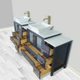 thumbnail image 6 of Vanity Art 84" Double Sink Bathroom Vanity Set with Engineered Marble Top and Free Mirrors, 6 of 11