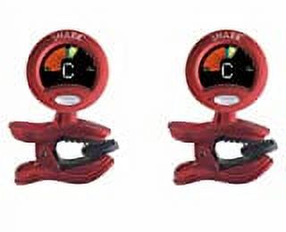 Snark Guitar Instrument Tuner ST-2 Rechargeable Super Tight Chromatic Red ST2 2 Pack