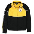 thumbnail image 2 of G-III Sports Womens Pittsburgh Steelers Track Jacket Sweatshirt, Black, Small, 2 of 3