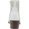 thumbnail image 4 of Women's Vionic Luciana Ankle Boot Perforated White Tumbled Leather 9 M, 4 of 5