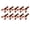 Dark Brown, variant on Yajisi 10pcs Soft Fishing Lure Crawdad Bait PVC Shrimp Artificial Baits for Bass Luminous 5.12 inches / 13 cm