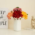 thumbnail image 3 of Artificial Hydrangea Bouquet Simulation Silk Flowers For Home Wedding Office Party Garden Cafe Decoration, 3 of 8