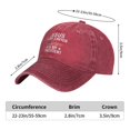 thumbnail image 2 of LILELIS Trump Is My Is My President Cap Men's Baseball Hat Fashionable Headwear, 2 of 6