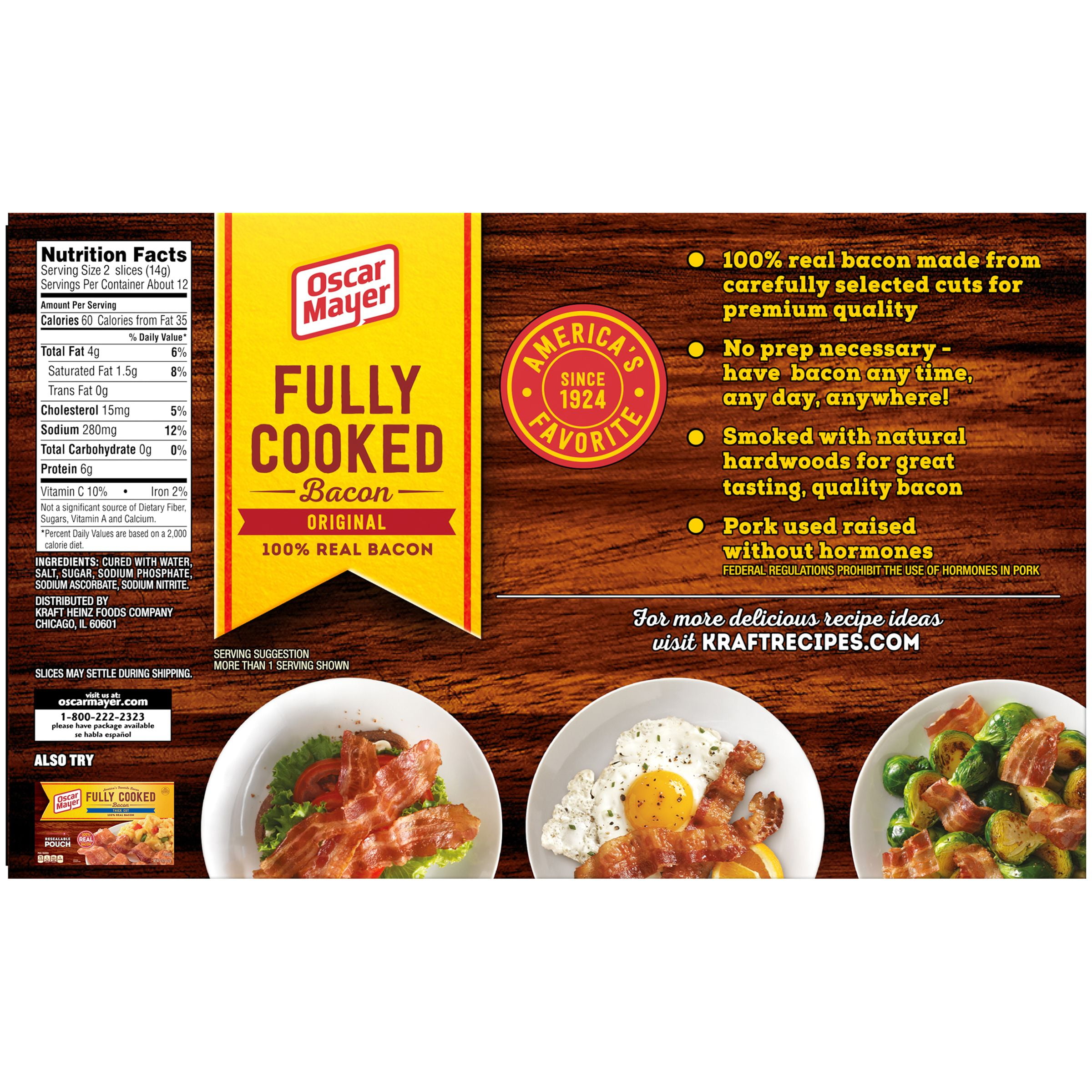 Fully Cooked Bacon Nutrition Nutrition Ftempo