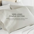 thumbnail image 2 of Ivory 300TC Cotton Cooling Pillow Case Set, Standard/Queen, by Noble Linens, 2 of 8