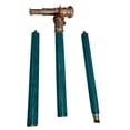 thumbnail image 5 of CollectiblesBuy  Vintage Handle Victorian Head Foldable Telescope Beautiful Nautical Antique Green Wooden Walking Stick Cane, 5 of 5
