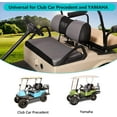 thumbnail image 4 of 10L0L Golf Cart Seat Cover for Yamaha Club Car Precedent-Gray Black (L Size), 4 of 7