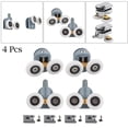 thumbnail image 4 of 4Pcs Top Replacement Shower Screen Door Rollers Zinc Alloy Runners Wheels Twin, 4 of 6