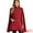Burgundy, variant on Women's Winter Slit Sleeve Double Breasted Cloak Coat Beige M