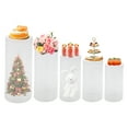 thumbnail image 5 of ToppiJoy Cylinder Pedestal Stands, Display Round Decor Backdrop, Metal Round Cylinder Plinths Dessert Table Display Pillars for Birthday Wedding (Clear, 5Pcs), 5 of 9