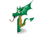 thumbnail image 2 of Puppy-baby Dragon Dragon Background-vector Wall Decal Mural by Wallmonkeys Vinyl Peel and Stick Graphic for Girls (12 in H x 12 in W), 2 of 4