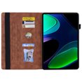 thumbnail image 4 of For Xiaomi Pad 6 / Pad 6 Pro Splicing Shockproof Leather Tablet Case(Brown),iPhone 12, 4 of 6