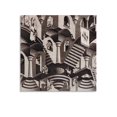 thumbnail image 1 of Póster de pintura abstracta en blanco y negro de MC Escher (13) Obras de arte Impresión de imágenes Póster Arte de pared Pintura Lienzo Regalo Decoración Pósteres decorativos 16x16 pulgadas (40x40 cm), 1 of 5