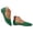 Green, variant on Women's Flats Shoes Comfortable Suede Pointed Toe Slip on Ballet Dress Shoes Business Casual Work Walking Driving Penny Loafers Pink Size 10
