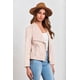 thumbnail image 5 of Chaqueta corta de gamuza sintética para mujer PRETTYGARDEN beige talla M, 5 of 9