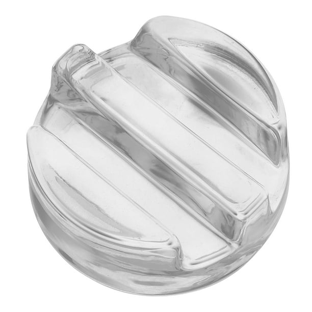 Tapa de fermentación de vidrio con asa ergonómica y peso de vidrio grueso para frascos Mason.