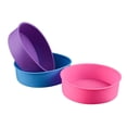 thumbnail image 1 of 3 moldes redondos de silicona para hornear pasteles, moldes decorativos para cupcakes (color aleatorio, 17 cm), 1 of 7