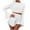 White, variant on 2 Piece Casual Outfits for Women Trendy Loose Knit Lounge Set Bell Long Sleeve Crop T Shirt Ruffle Hem Shorts Sleepwear, Purple, S
