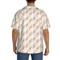 thumbnail image 3 of KLL Hand Drawn Snake Print Men's Shirt Short Sleeve Button Down Summer Cuba Beach Shirts- 3X-Large, 3 of 5