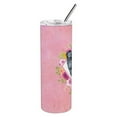 thumbnail image 2 of Carolines Treasures CK4125TBL20 Cane Corso Pink Flowers Stainless Steel 20 oz Skinny Tumbler 20 oz multicolor, 2 of 4