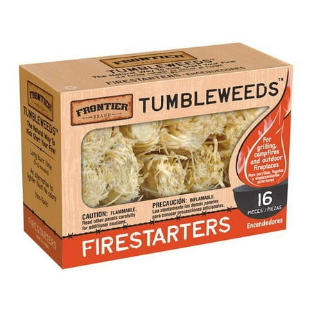 ( Case de 12 packs).  Frontier Tumbleweeds Fire Starters  16 Counts  