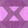 thumbnail image 1 of Ahgly Company Indoor Square Abstract Purple Contemporary Area Rugs, 3' Square, 1 of 4
