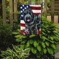 thumbnail image 2 of Carolines Treasures BB9677GF Black Russian Terrier Patriotic Flag Garden Size  Small multicolor, 2 of 2