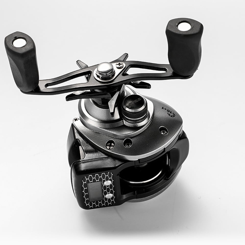 Power Fishing Reel 16+1 Ball Bearings Rechargeable Digital Display Baitcasting Reels Professional Lure Spinning Fishing Wheel