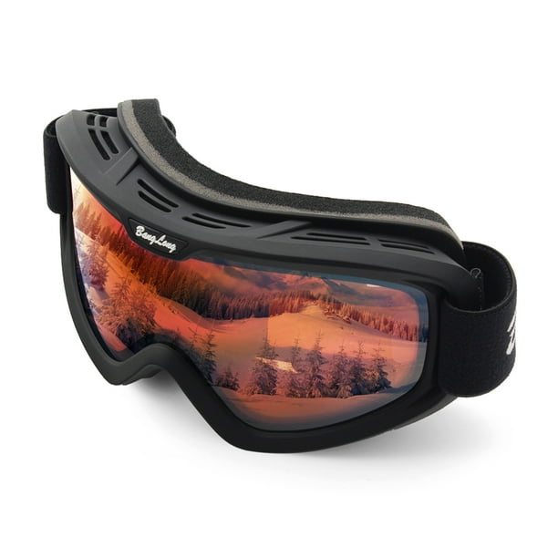 Anti-Fog Ski Goggles UV-protection Snow Goggles Skiing Goggles for Men  Women & Youth 