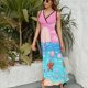 thumbnail image 3 of Vestido Largo Sin Mangas Para Mujer, Beach Starfish Traje Informal Para Cumpleaños, Verano, 3 of 5