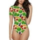 thumbnail image 1 of Fotbe Vegetable Body de Mujer con Cuello Redondo y Mangas Cortas, Sin Mangas Ajustado, Suave, Cómodo y Básico-Medium, 1 of 7