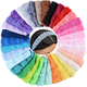 thumbnail image 4 of Accesorios para el cabello con diademas elásticas de ganchillo coloridas, bandas elásticas para el cabello de 1,5 pulgadas de ancho, lazos para la cabeza y accesorios de flores DIY, 4 of 5