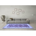 thumbnail image 3 of Ahgly Company Indoor Rectangle Persian Blue Traditional Area Rugs, 7' x 9', 3 of 4